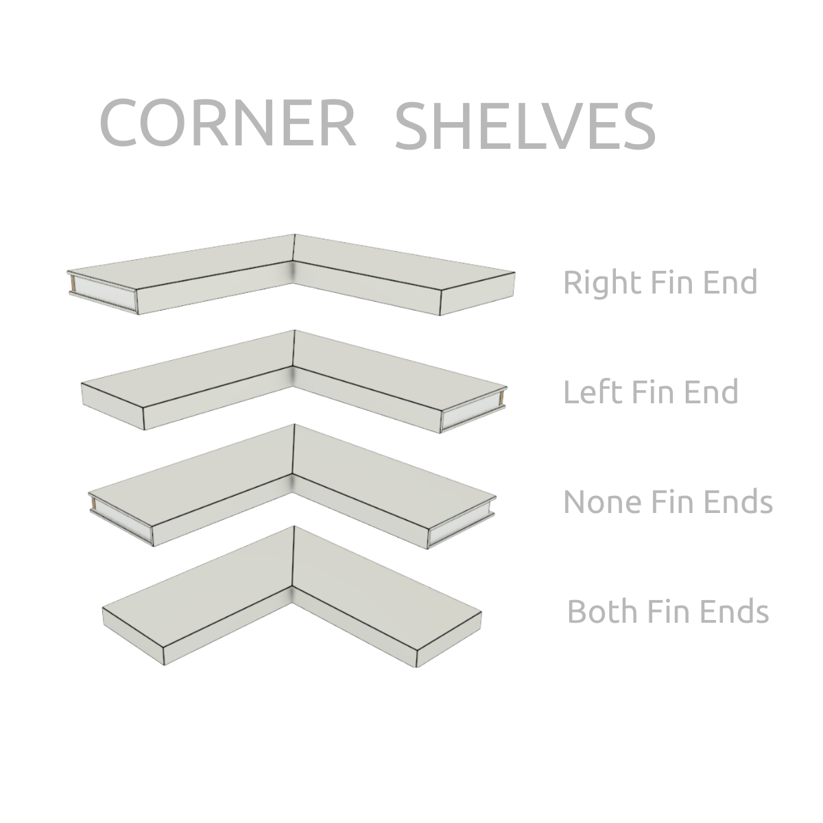 PAC Miter Fold Standard Shelf Library