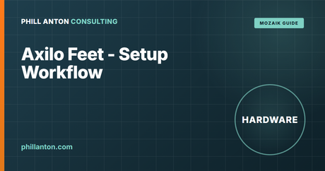 How to Set Up Axilo Adjustable Feet in Mozaik