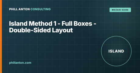 How to Build a Double-Sided Closet Island in Mozaik (Full-Box Method)