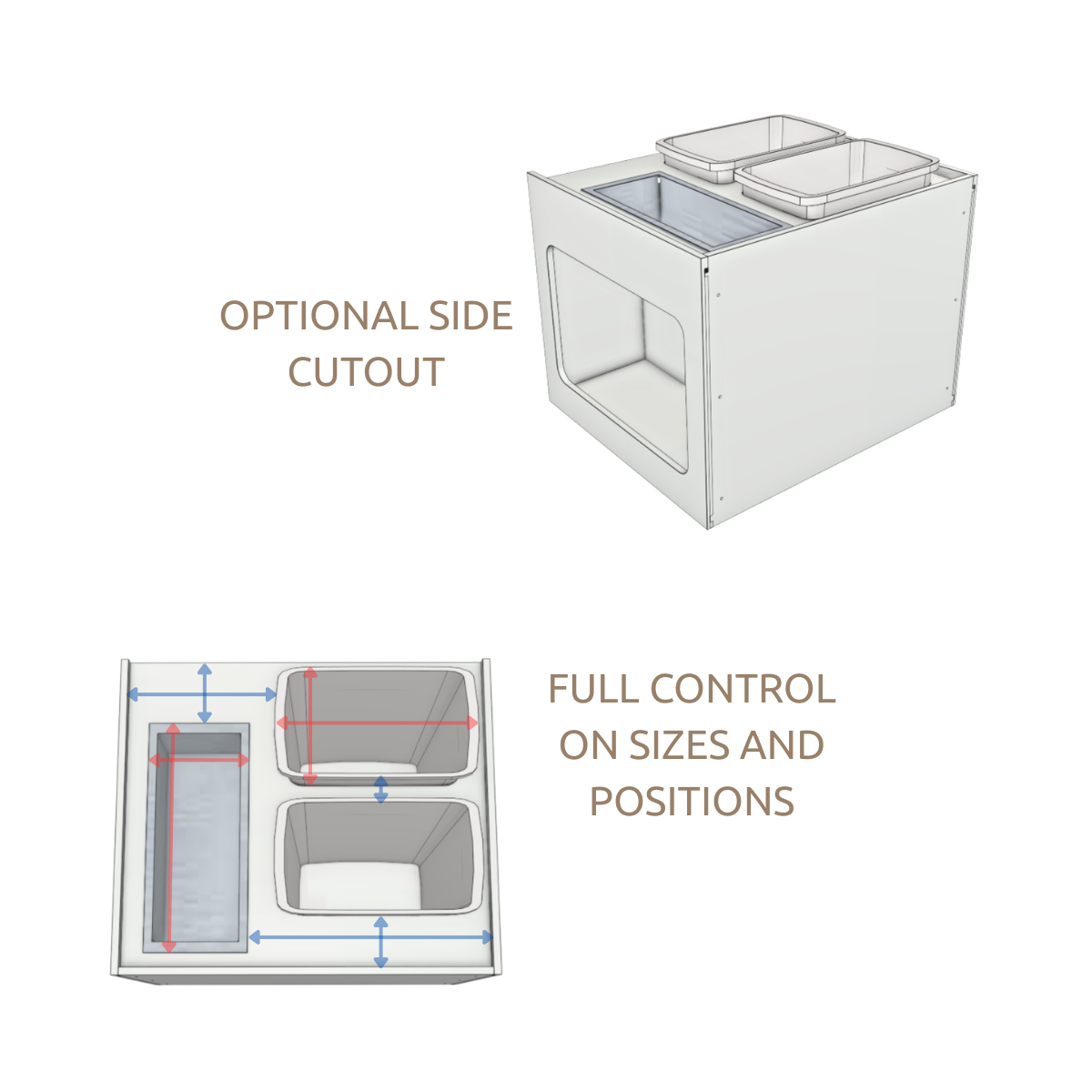 Trash/Compost Insert