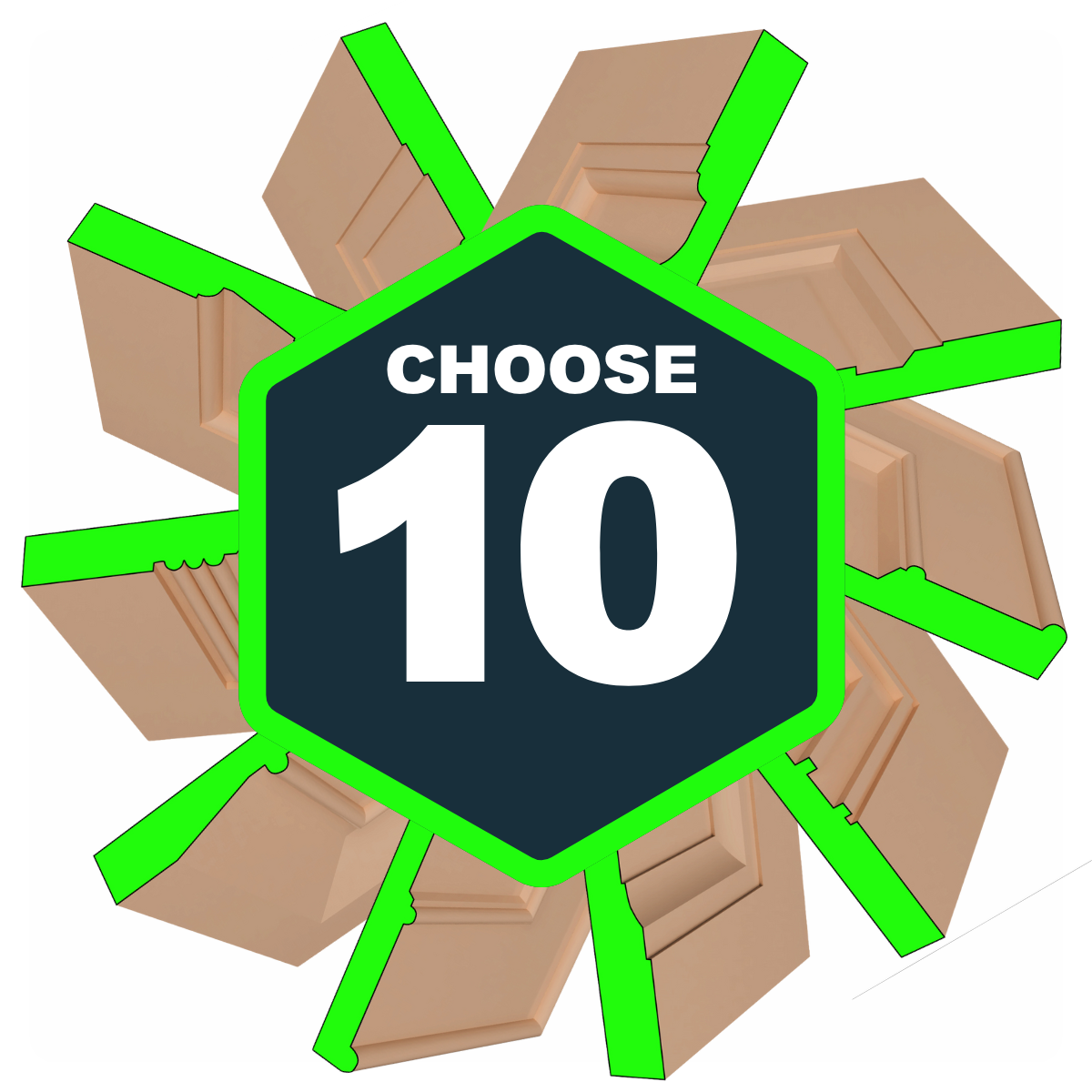 PAC Door Profiles Choose 10