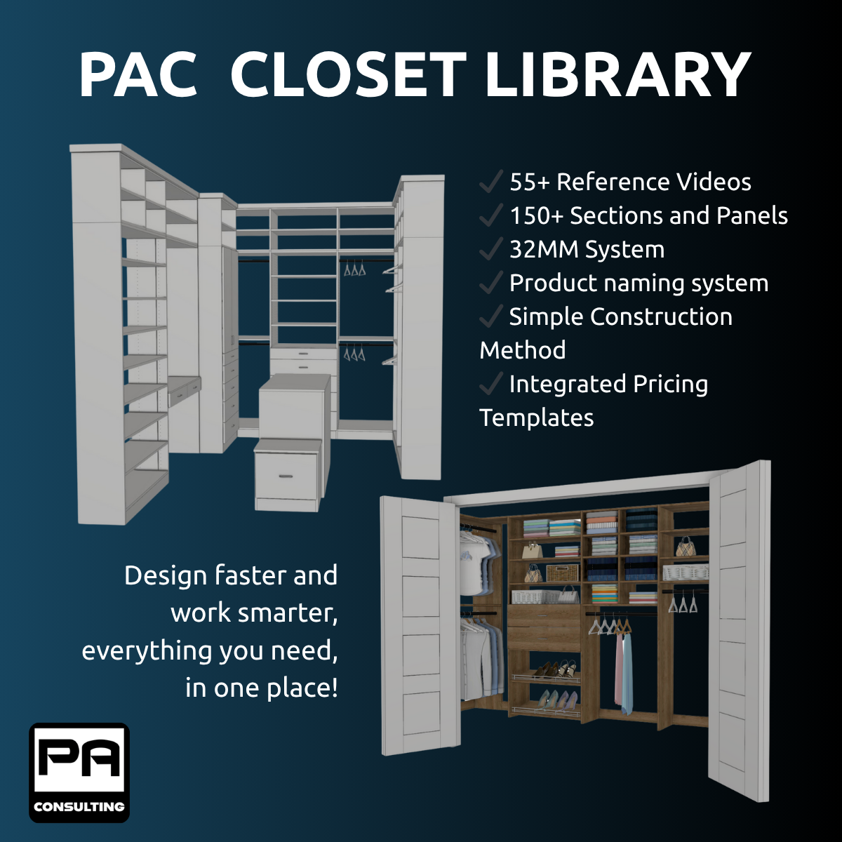 PAC Mozaik Closet Library (Download) – Phill Anton Consulting